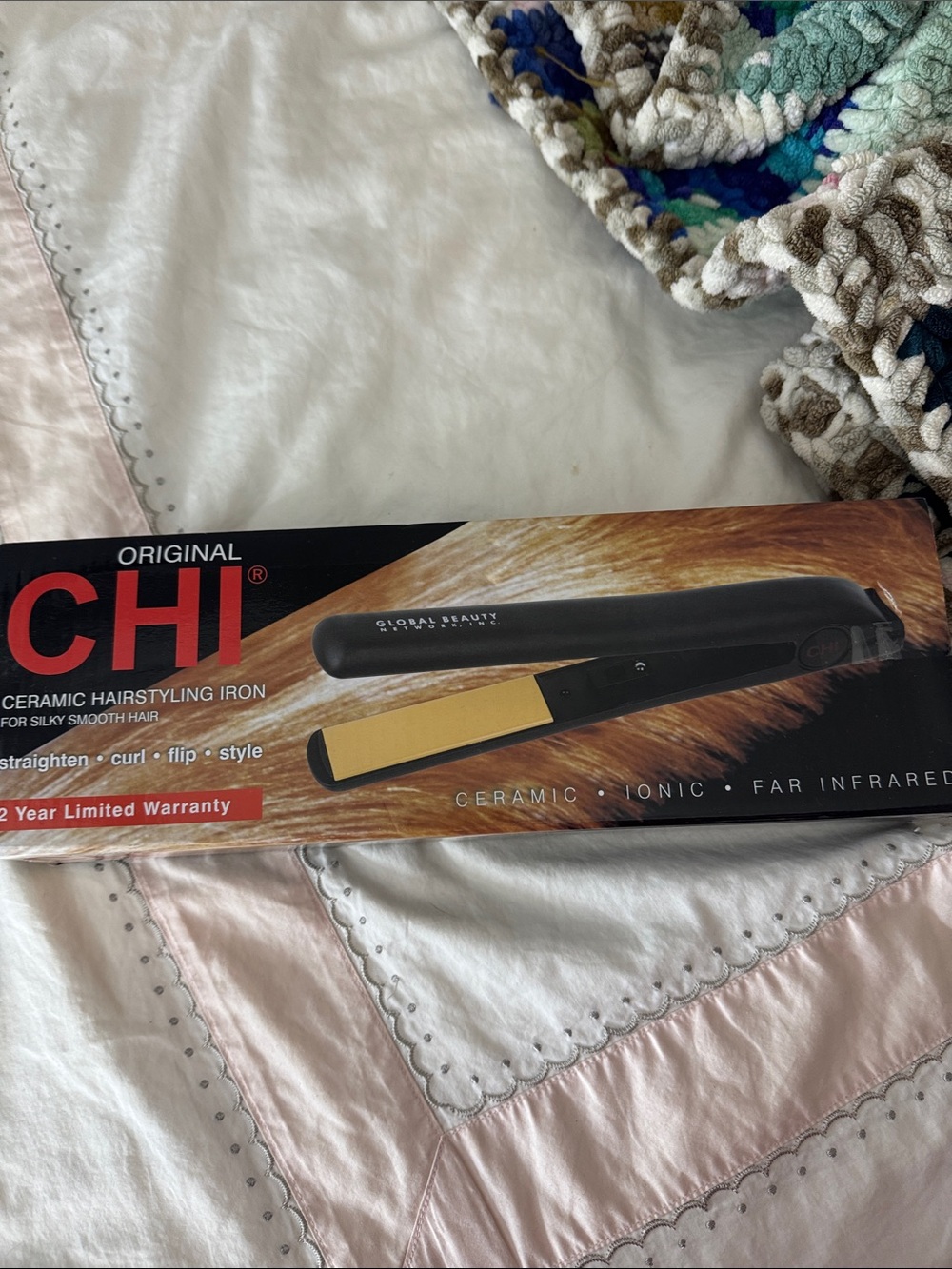 Original Black and Gold Ceramic Hair Straightener - Smooth Styling
